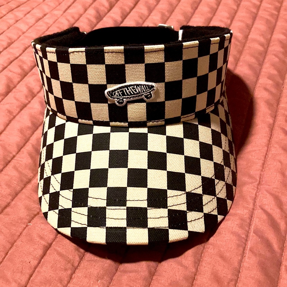 Vans checkerboard visor